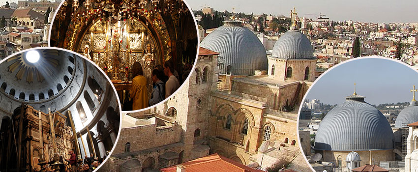 Tour of the holy church Sepulchre