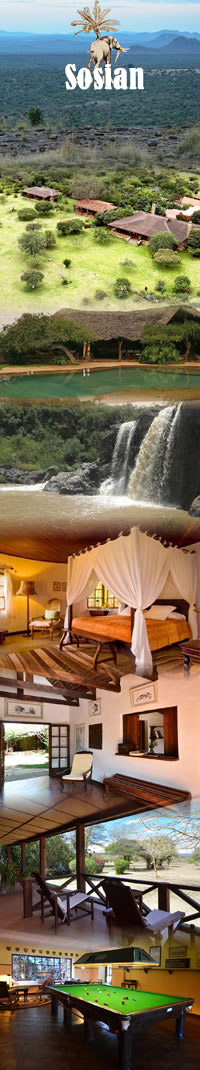 Safari Hotels in Laikipia,Sosian Lodge
