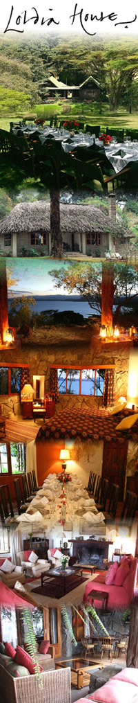 Hotels on Lake Naivasha, Loldia House