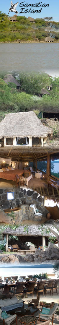  Safari Hotels on Lake Baringo, Samatian Island Lodge