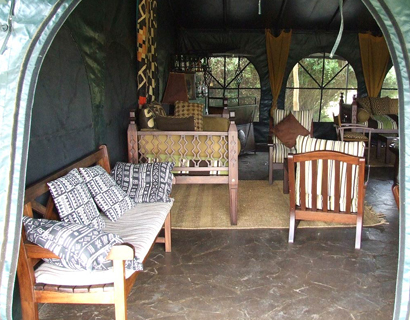 Mara Camp, Ilkeliani lounge area