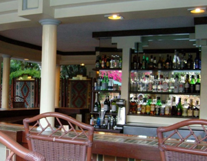 Serena Hotel bar and refreshment area
