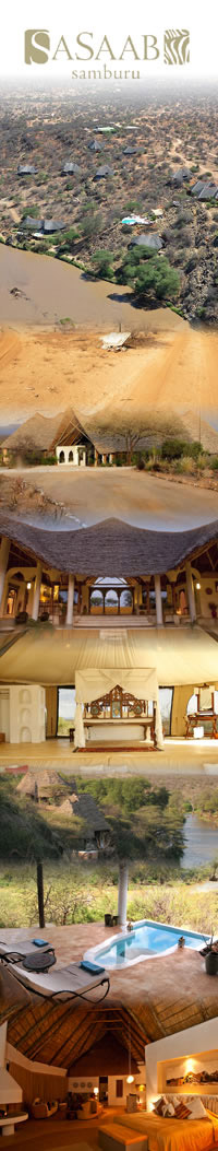  Safari Hotels in Samburu, Sasaab Camp