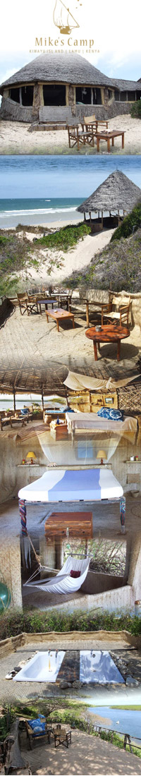 Beach Hotels on Kiwayu Island ,Munira Island camp