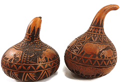 African-decorated-gourd