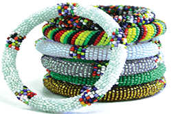 African beaded wrist band