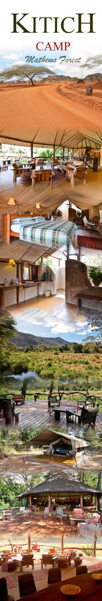 Safari Hotels in Laikipia,Kitich Camp