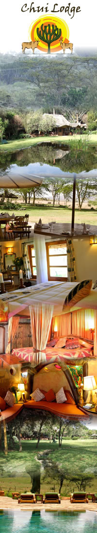 Hotels on Lake Naivasha, Chui Lodge