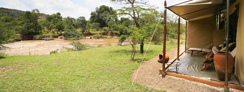 Mara Camp, Karen Blixen verandah view