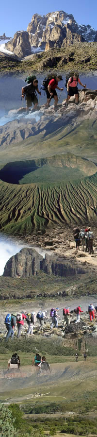 Mountain climbing and hiking in Kenya